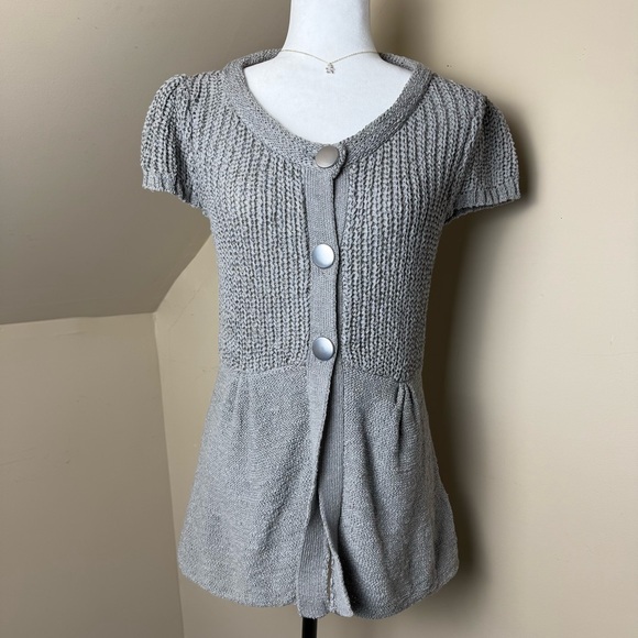 le chateau Sweaters - Le Château Knit Button-Up Cardigan Top Size Medium